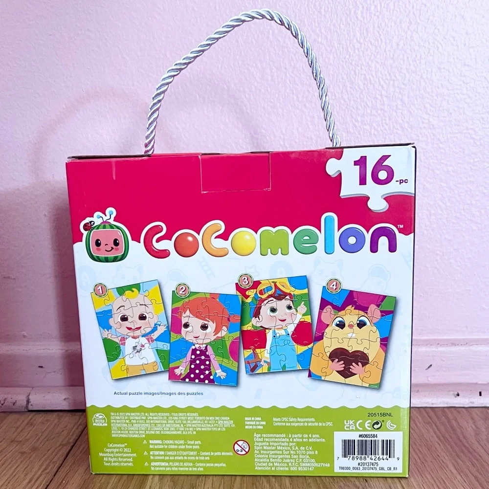 CoCoMelon 16 Piece 4-Puzzle Pack
